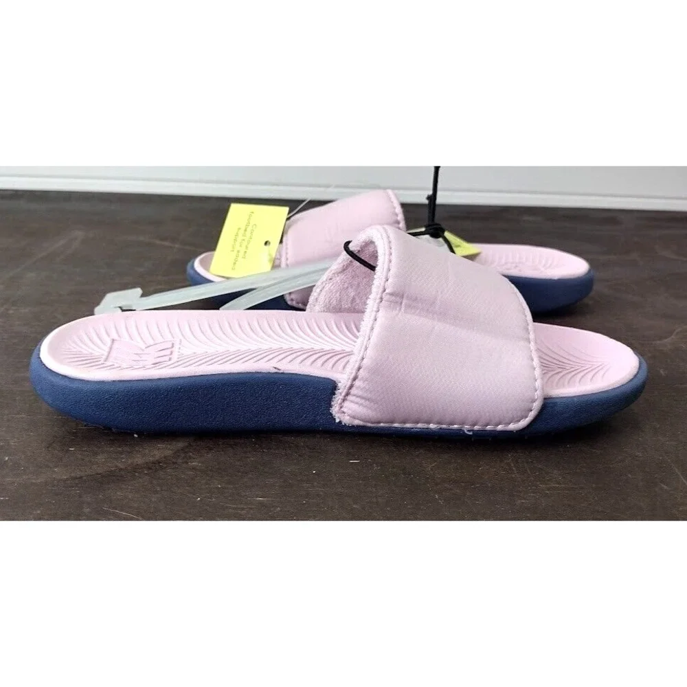 All in‎ Motion Kids Slide Sandals Pink Size 2 Water Ready Comfortable